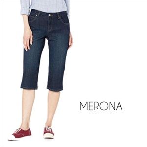 Merona | Jean Capris Semi Flare